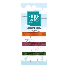 Nr. 57 Mini borduurgarenkaart Stitch and Do