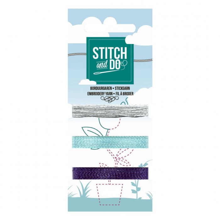 Nr. 63 Mini borduurgarenkaart Stitch and Do