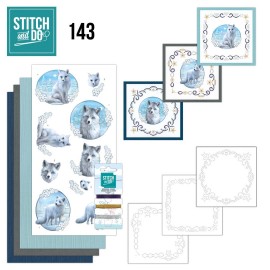 Nr. 143 Stitch and Do Winter Foxes by Amy Design