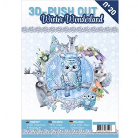 Nr. 20 Boek Winter Wonderland 3D Uitdrukvellen van Yvonne Creations