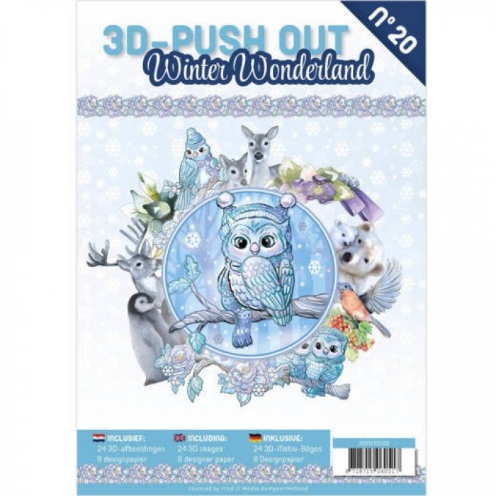 3D Push Out book 20 - Winter Wonderland