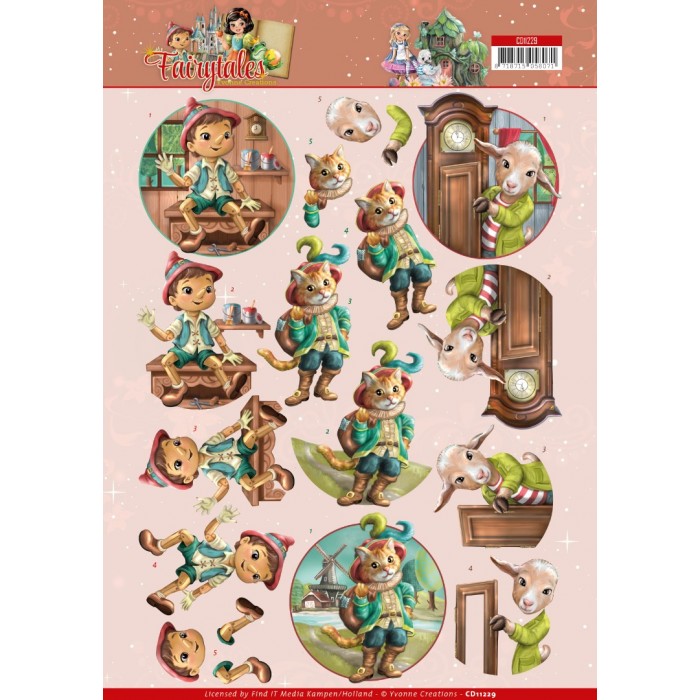 3D Cutting Sheet - Yvonne Creations - Living in a Fairytale 