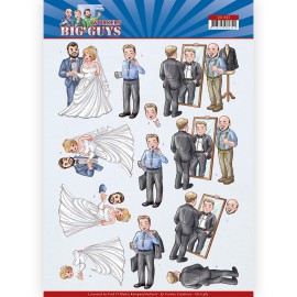 Well Dressed - Workers - Big Guys - 3D Cutting Sheet by Yvonne Creations