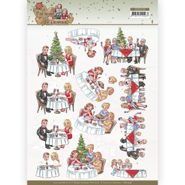 3D Cutting Sheet - Yvonne Creations - The Heart of Christmas - Dining