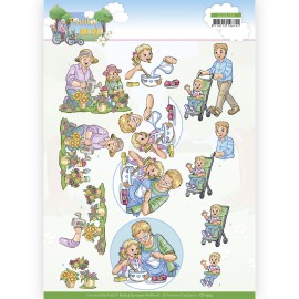 3D Cutting Sheet - Yvonne Creations - Funky Day Out - Garden
