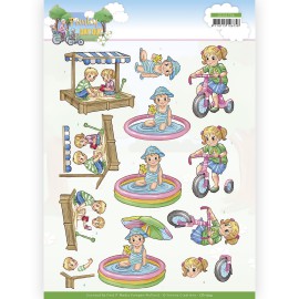 3D Cutting Sheet - Yvonne Creations - Funky Day Out - Playground