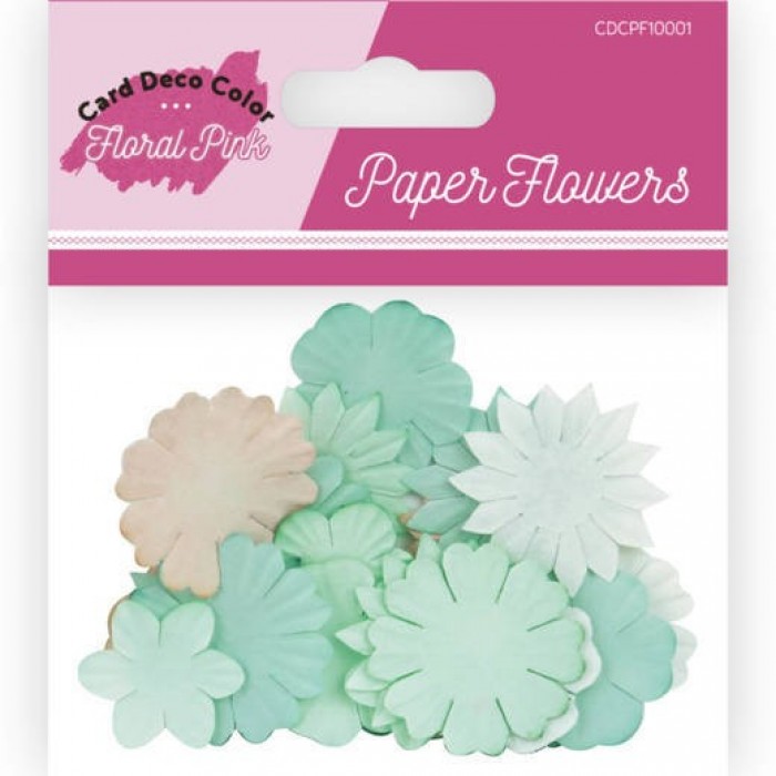 Papieren bloemen - Floral Pink van Card Deco Color 