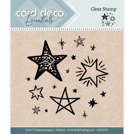 Card Deco Essentials - Clear Stamps - Stars