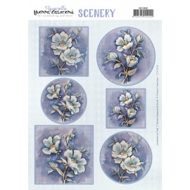 Push Out Scenery - Yvonne Creations - Blue Rose
