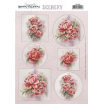 Push Out Scenery - Yvonne Creations - Aquarella - Wild Roses