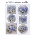 Push Out Scenery - Yvonne Creations - Aquarella - Winter Rose
