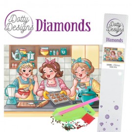 Keuken Bubbly Girls van Yvonne Creations voor Dotty Designs Diamonds