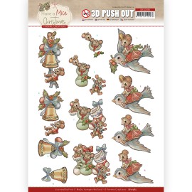 3D Push Out - Yvonne Creations - Have a Mice Christmas - Christmas Socks