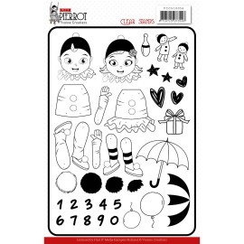 Clear Stamps Petit Pierrot by Yvonne Creations