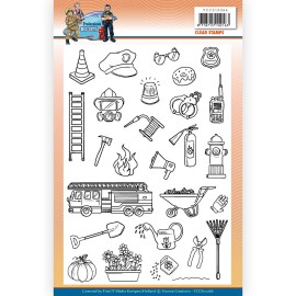 Clear Stamps - Big Guys Professions