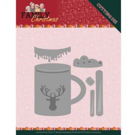Warme Drank - Family Christmas Snijmal (Die) van Yvonne Creations