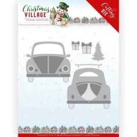 Christmas Car Christmas Village Cutting Dies by Yvonne Creations