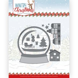 Dies - Yvonne Creations - Wintry Christmas - Snowman in Snow Globe