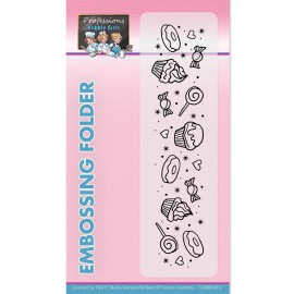 Cupcakes Embossing Folder Professions Bubbly Girls Yvonne Creations