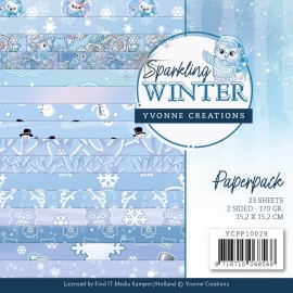 Paperpack Sparkling Winter van Yvonne Creations