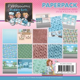 Paperpack Professions - Bubbly Girls - Yvonne Creations