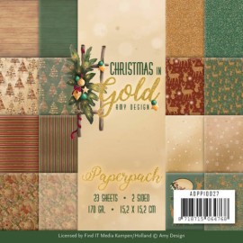 Paperpack - Christmas in Gold van Amy Design