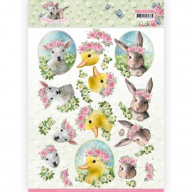 Baby Animals - Spring is Here 3D-Knipvel Amy Design