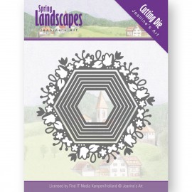 Dies - Jeanine's Art - Spring Landscapes - Spring Hexagon