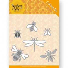 Dies - Jeanines Art - Buzzing Bees - Set of Bugs