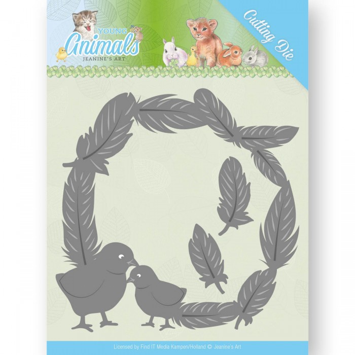 Dies - Jeanine's Art - Young Animals - Feathers all Around
