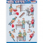Backyard BBQ - Big Guys 3D-Knipvel Yvonne Creations