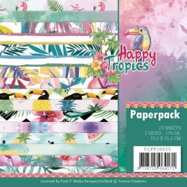 Paperpack Happy tropics - Yvonne Creations