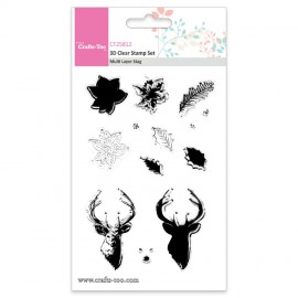 Multi Layer Stag - Crafts Too - 3D Clear Stamp