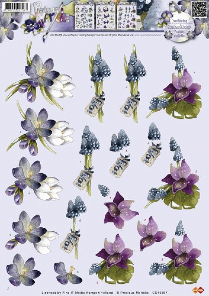 Nr. 7 Bloemen 3D-Knipvel Precious Marieke
