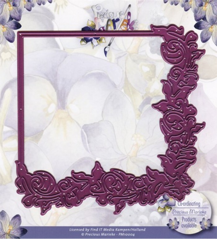 Die - Precious Marieke - Floral frame