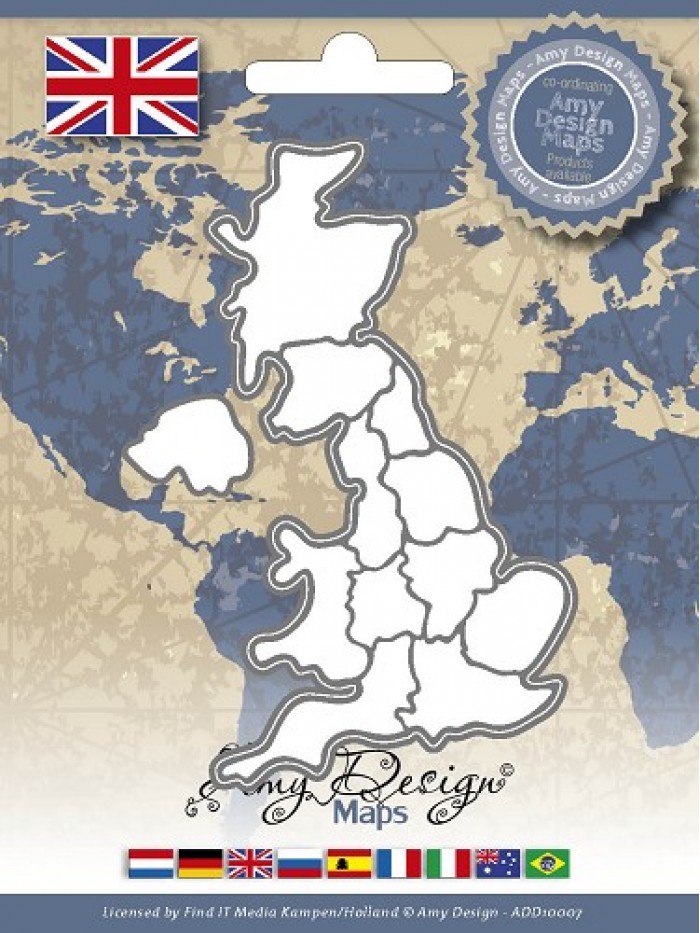 Die - Amy Design - Maps - United Kingdom