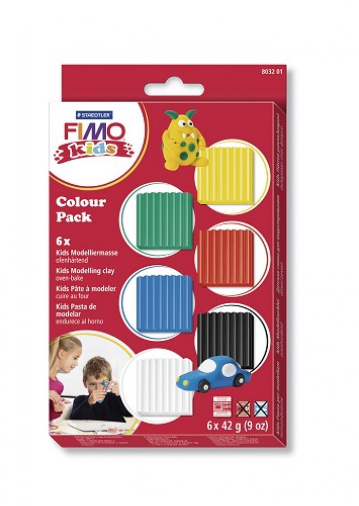 Fimo kids Colour pack basic (6 x 42 g)