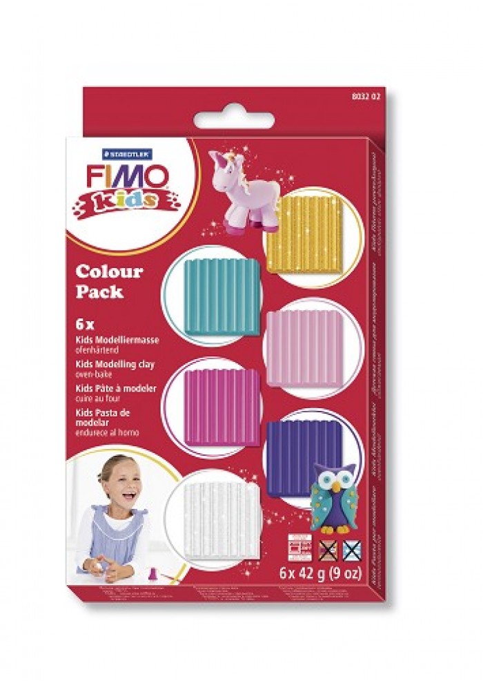 Fimo kids Colour pack girlie (6 x 42 g)