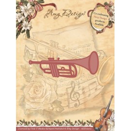 Die - Amy Design - Vintage Christmas Collection Die - Trumpet