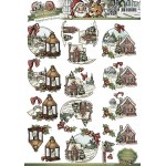 Christmas in the country - Magnificent Christmas 3D-Knipvel Yvonne Creations