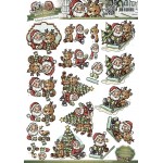Santa and Rudolf - Magnificent Christmas 3D-Knipvel Yvonne Creations