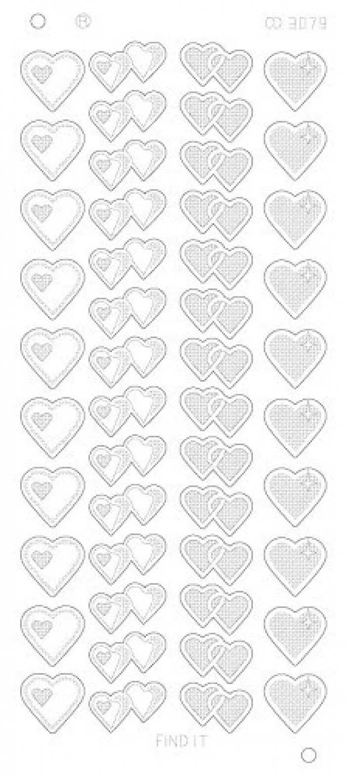 Hearts Various Platinum - Goud