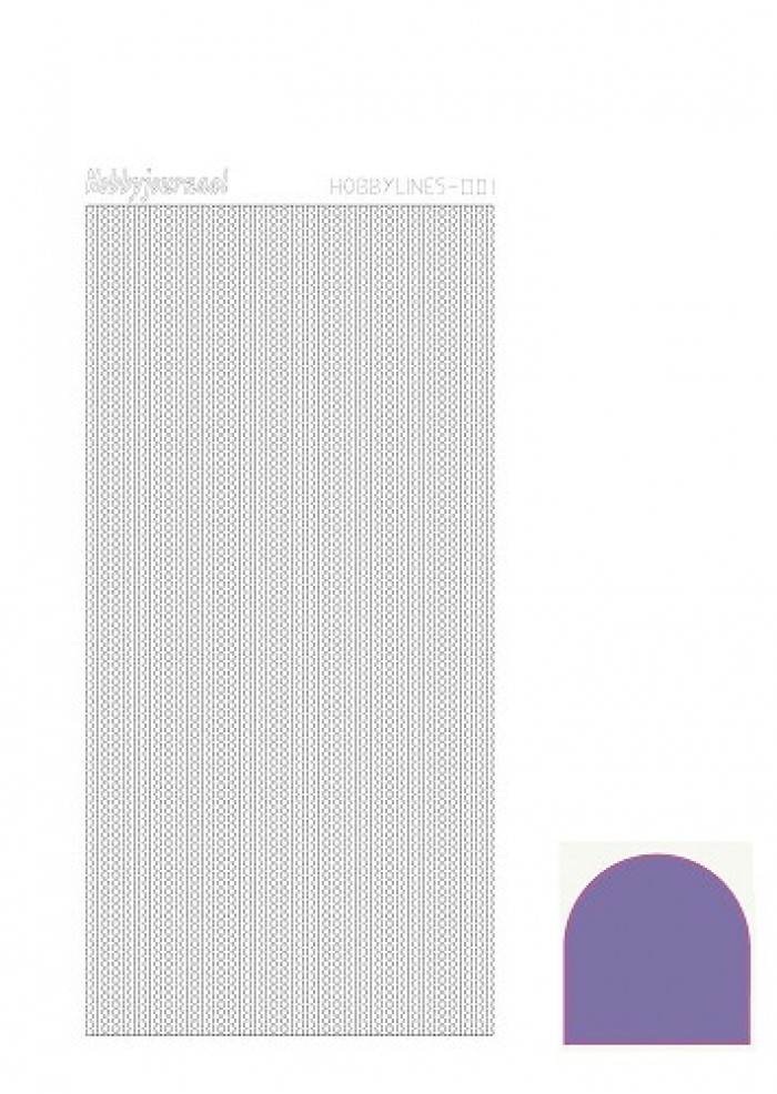 Hobbylines sticker - Mirror Purple