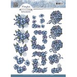 Sneeuwkristal Bloemen - Playful Winter 3D-Knipvel Yvonne Creations