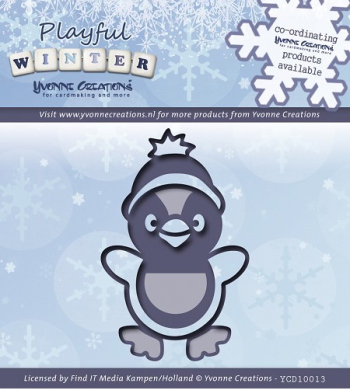 Die - Yvonne Creations - Playful Winter - Pinquin