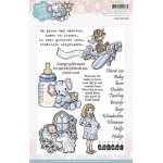 Smiles, Hugs and Kisses - Clear Stamp - Yvonne Creations