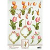 Tulips 3D Cutting Sheet by Ann's Paper Art
