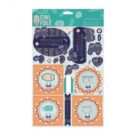 A4 Decoupage Pack - Owl Folk - Birds of a Feather