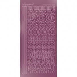 Hobbydots sticker - Mirror Violet