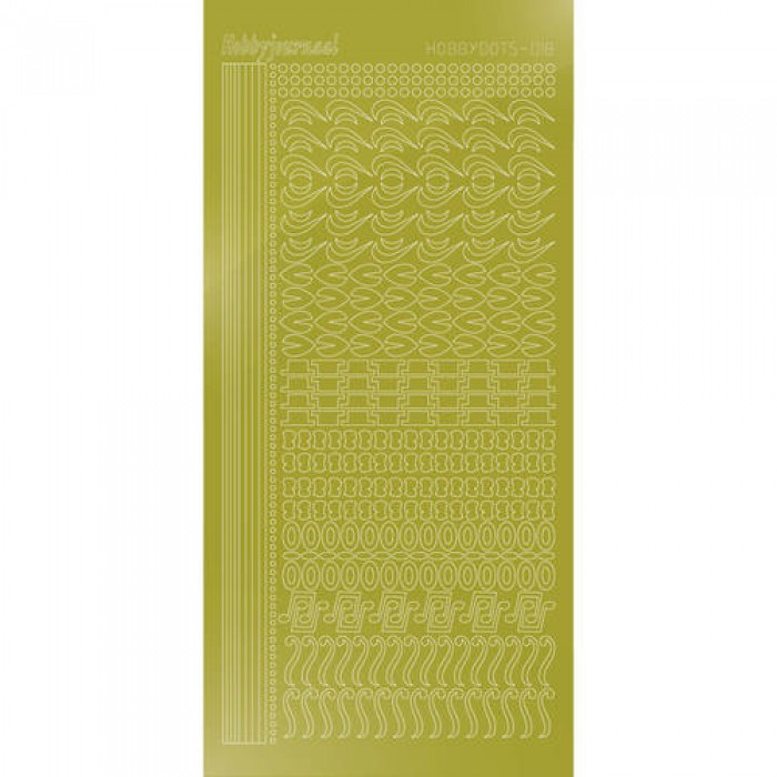 Hobbydots sticker - Mirror - Yellow